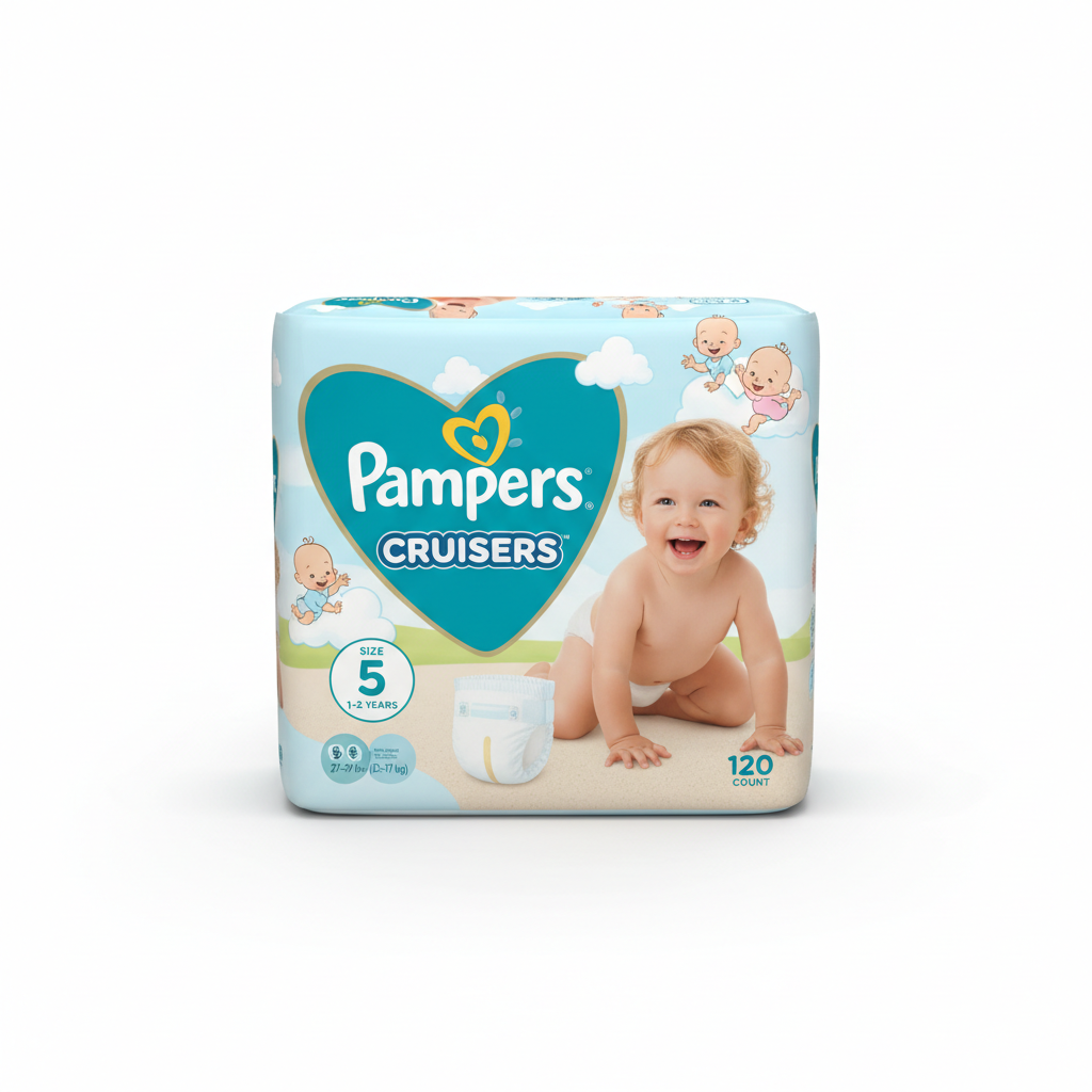 Pampers Scutece 1-2 Ani – 60 bucăți
